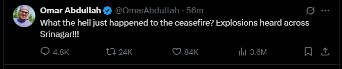 Pakistan Violates Ceasefire